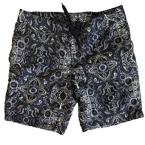Kanu Boys Size 14 Swim Surf Trunks  Beach Summer Floral